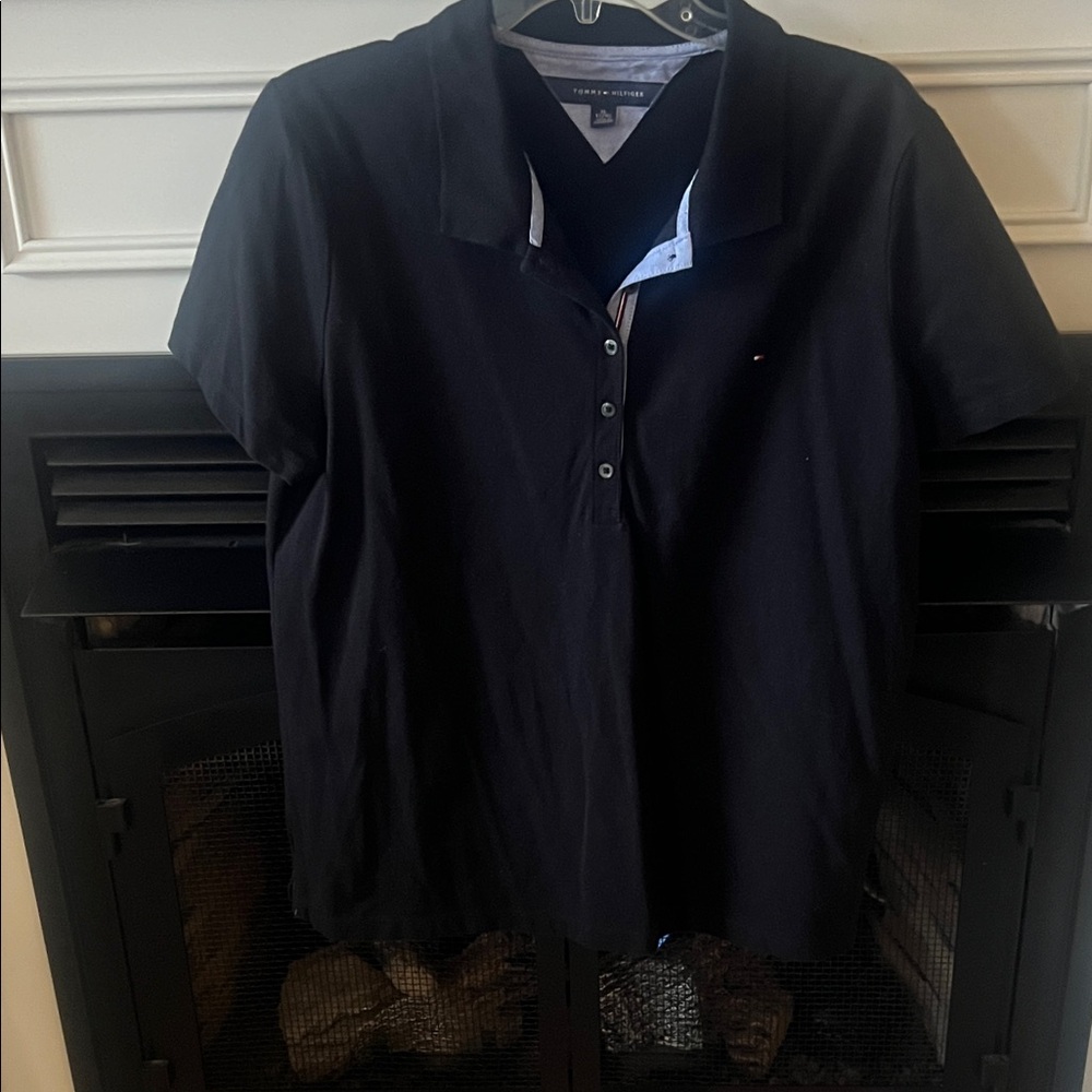 Tommy Hilfiger Men's Navy Polo Shirt